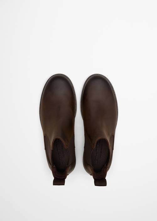 Chelsea-Boot Model Rony GTX Dark Brown in Ansicht von oben