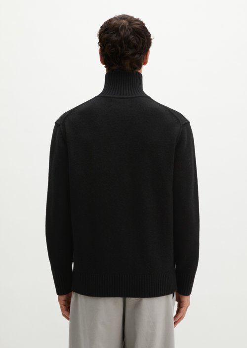 Relaxed-fit cardigan — Black