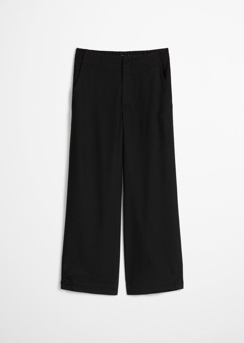 Relaxed-fit pants — Black