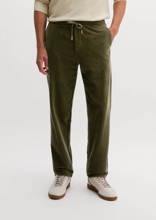 Regular-fit sweatpants — Dusty Olive
