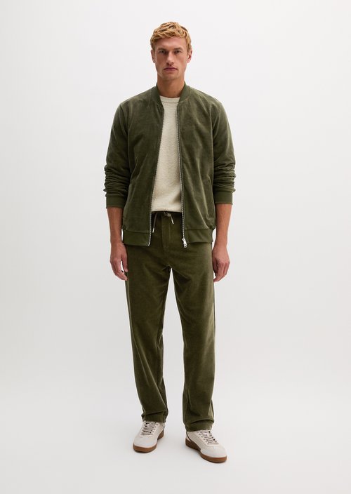 Regular-fit sweatpants — Dusty Olive