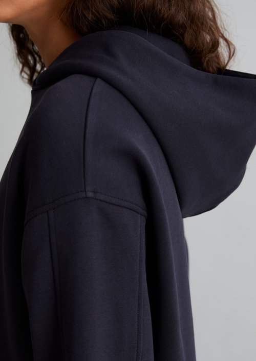 Regular-Fit Hooded Sweatshirt — Blue Depths