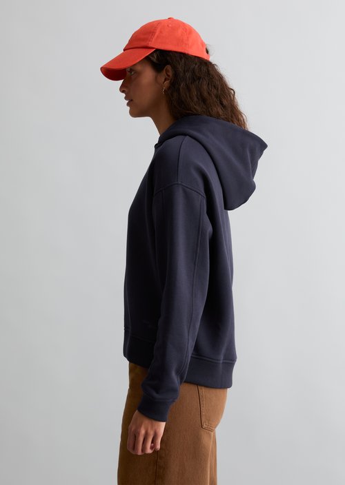 Regular-Fit Hooded Sweatshirt — Blue Depths