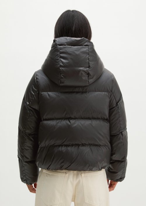 Regular-fit down jacket — Broken Graphite