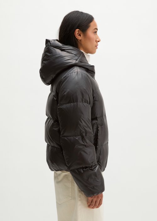 Regular-fit down jacket — Broken Graphite