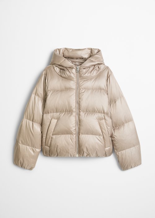 Regular-fit down jacket — Chalky Mauve