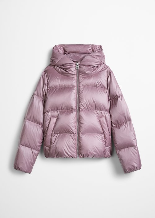 Regular-fit down jacket — Gentle Mauve