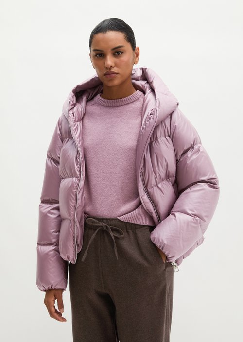 Regular-fit down jacket — Gentle Mauve