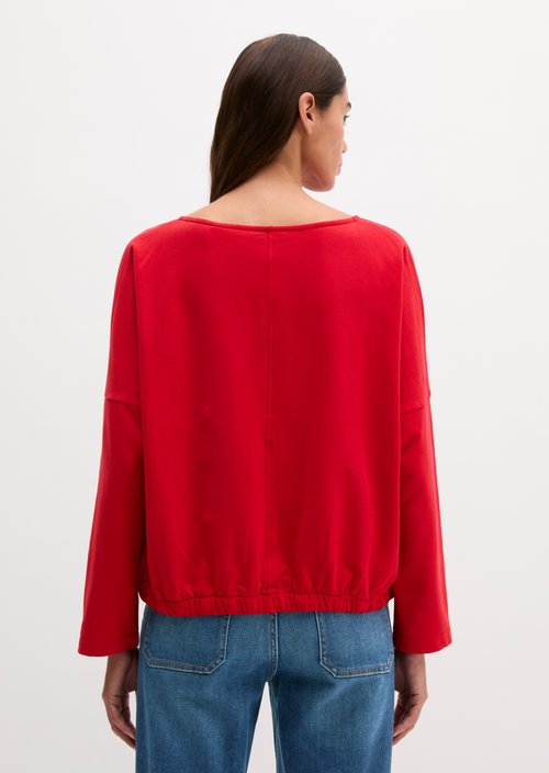 Sweatshirt with drawstring — Sunny Red