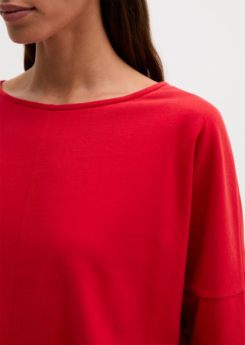 Sweatshirt with drawstring — Sunny Red