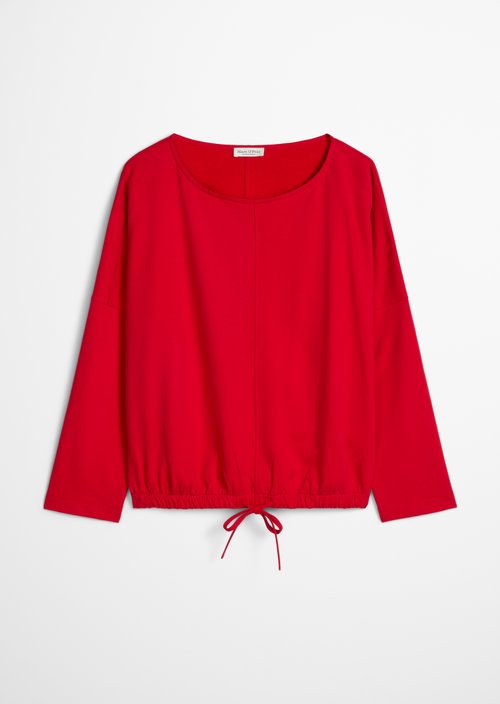 Sweatshirt with drawstring — Sunny Red