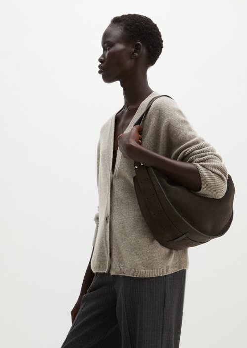 Aamu Large Shoulder Bag — Burnt Coffee