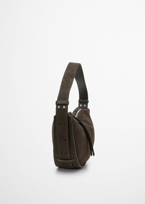 Aami Medium Shoulder Bag — Burnt Coffee