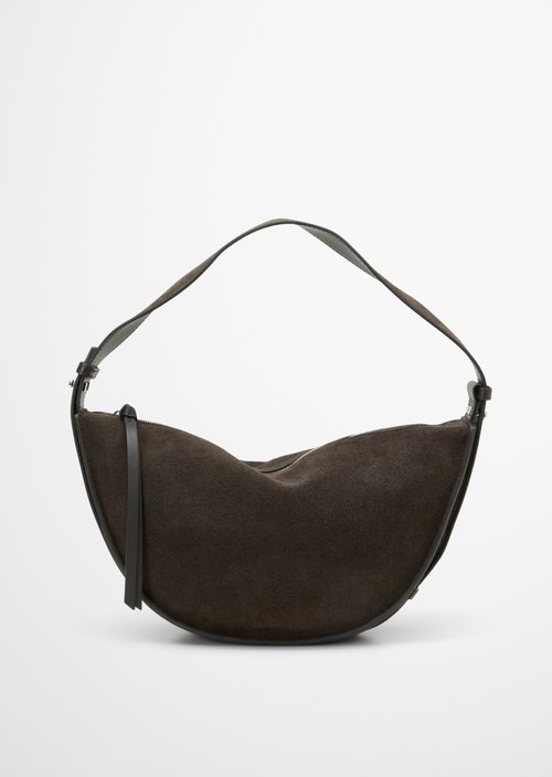 Aami Medium Shoulder Bag — Burnt Coffee