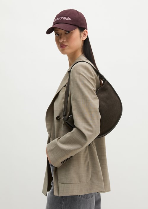 Aami Medium Shoulder Bag — Burnt Coffee