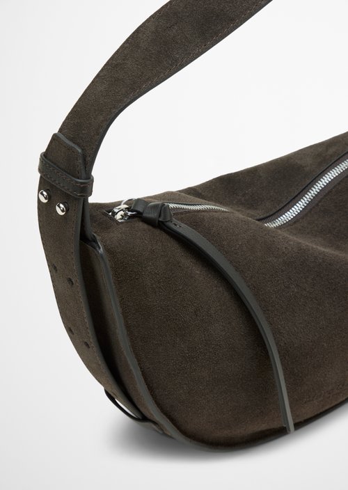 Aami Medium Shoulder Bag — Burnt Coffee
