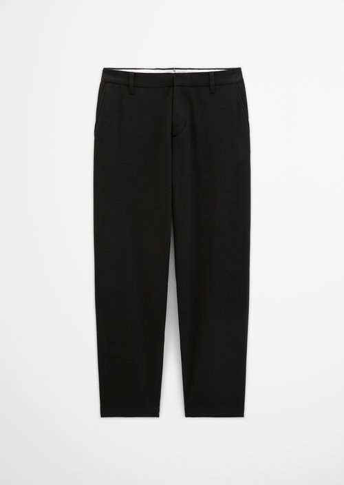Bent Relaxed Pants — Black