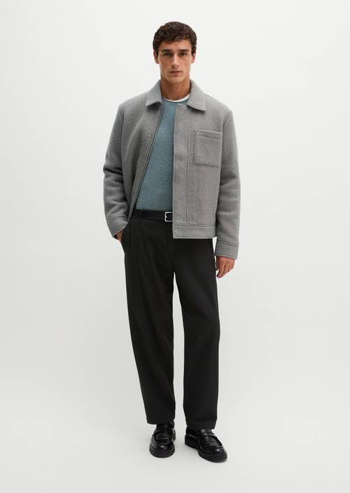 Pantalon modèle Bent relaxed Black en vue de face
