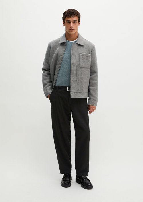 Bent Relaxed Pants — Black