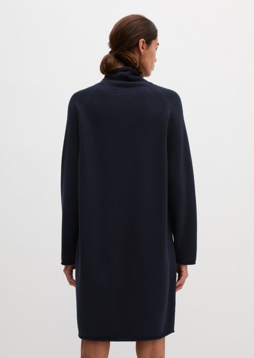 Turtleneck Knit Dress — Manic Midnight