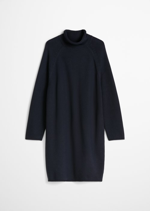 Turtleneck Knit Dress — Manic Midnight