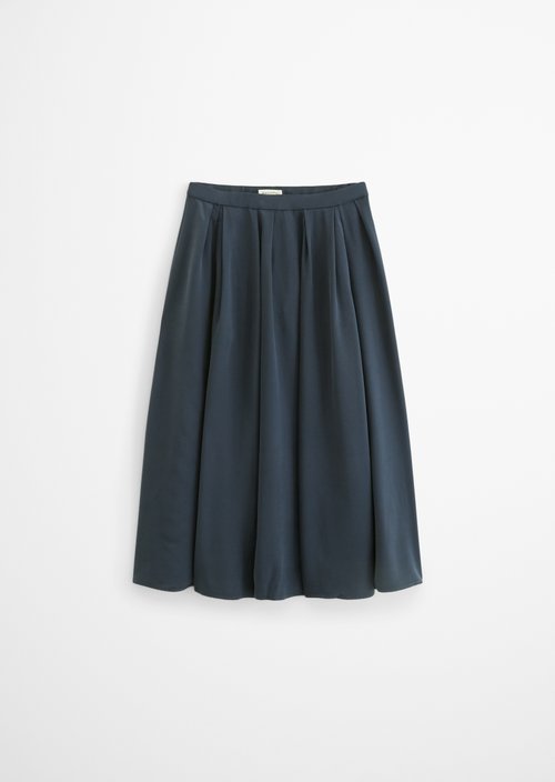 Flared pleated skirt, regular fit — Manic Midnight