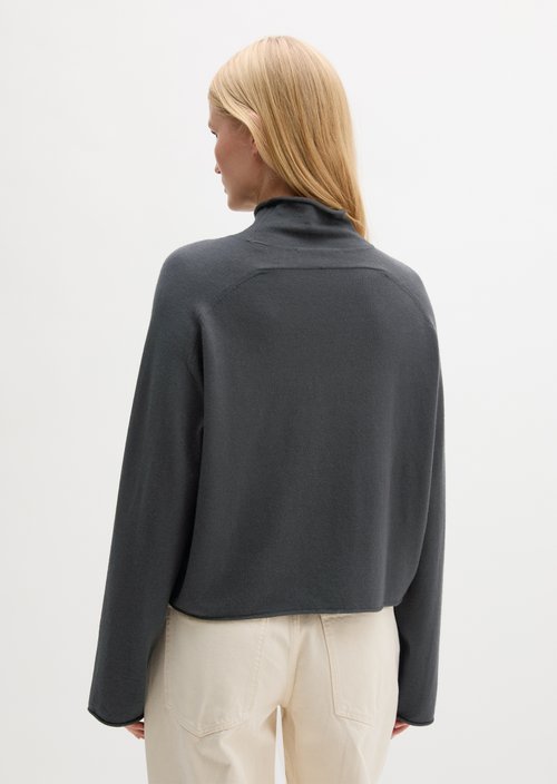Regular-fit sweater — Broken Graphite