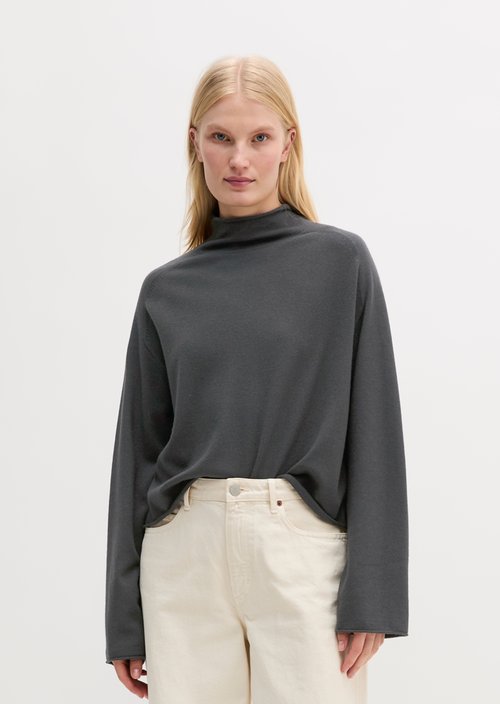 Regular-fit sweater — Broken Graphite