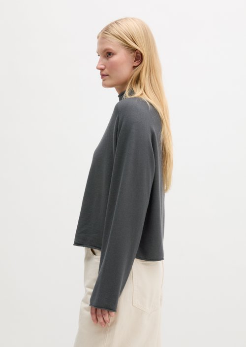 Regular-fit sweater — Broken Graphite