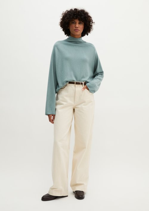 Regular-fit sweater — Foggy Blue