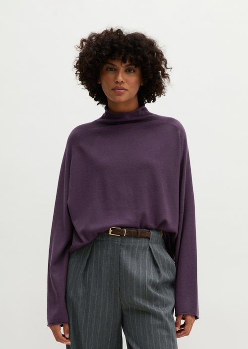 Regular-fit sweater — Pure Plum