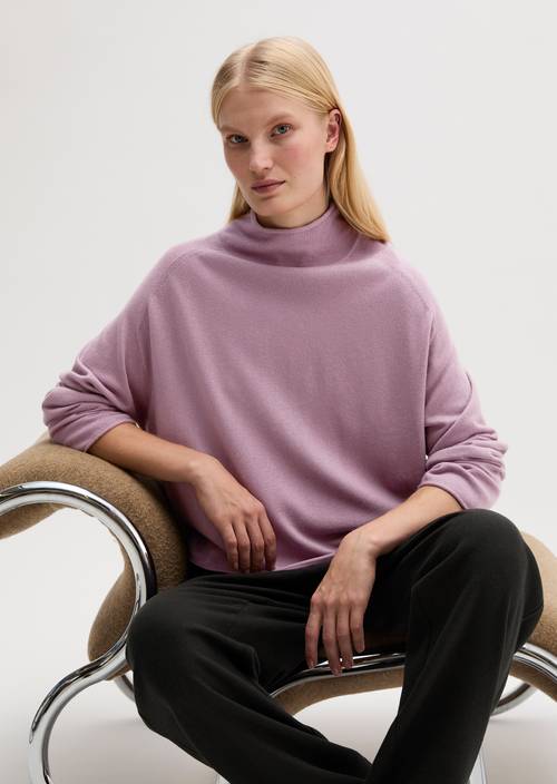 Pullover regular Gentle Mauve in Frontalansicht