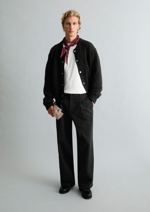 Niels Wide Pants — Black
