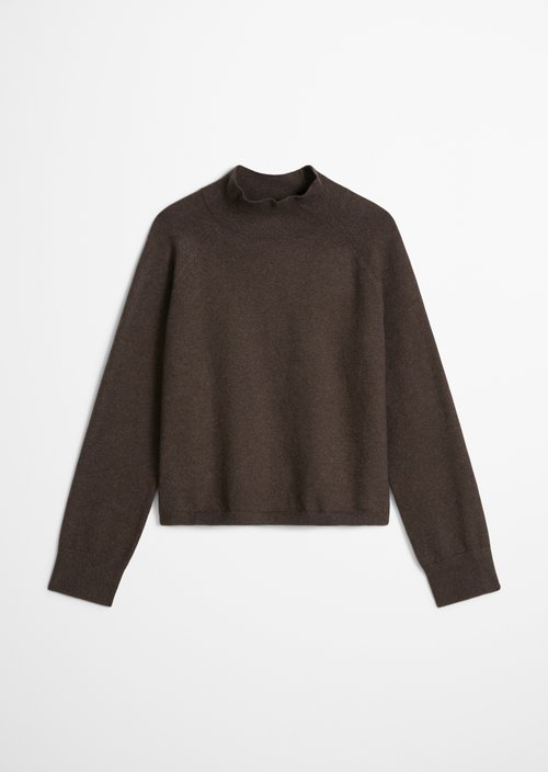 Soft Knit Sweater — Stone Brown Melange