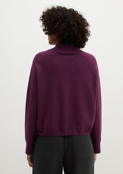 Soft Knit Sweater — Fresh Aubergine
