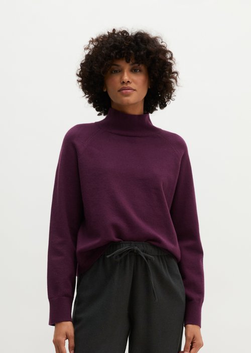 Soft Knit Sweater — Fresh Aubergine