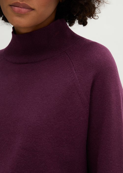 Soft Knit Sweater — Fresh Aubergine