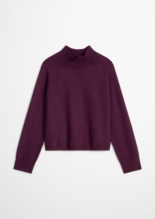 Soft Knit Sweater — Fresh Aubergine