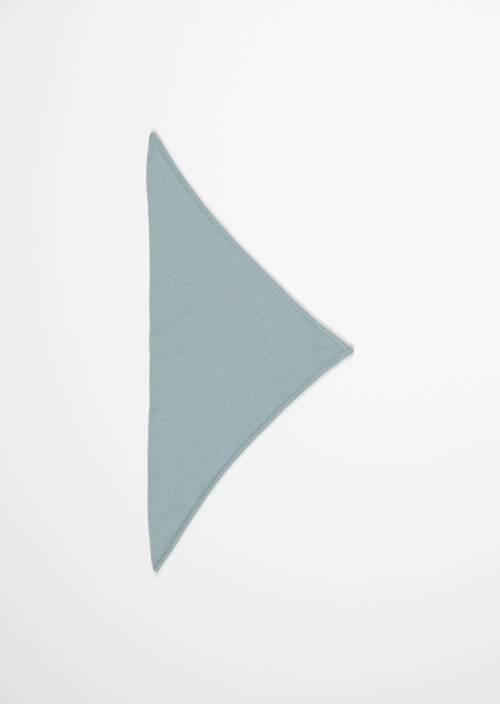 Écharpe triangulaire Glacial Blue en vue de face