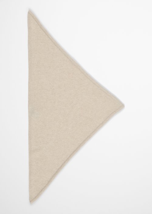 Dreiecks-Schal — Light Stone Melange