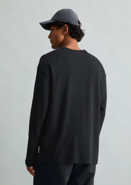 Heavyweight Long-Sleeve Relaxed Fit — Black