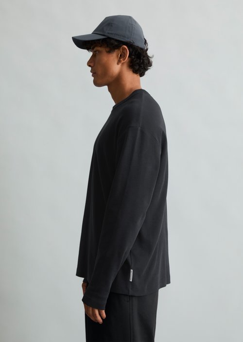 Heavyweight Long-Sleeve Relaxed Fit — Black