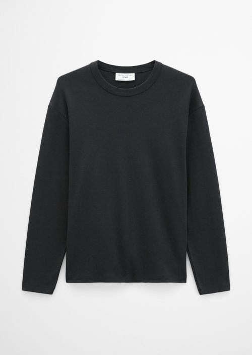 Heavyweight Long-Sleeve Relaxed Fit — Black