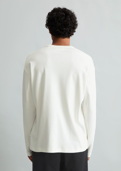 Heavyweight Long-Sleeve Relaxed Fit — Silky White