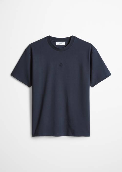 T-shirt ample True Navy en vue isolée sans mannequin