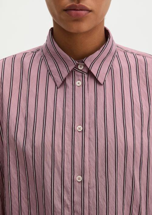 Regular-Fit Striped Shirt Medium Pink in detail view