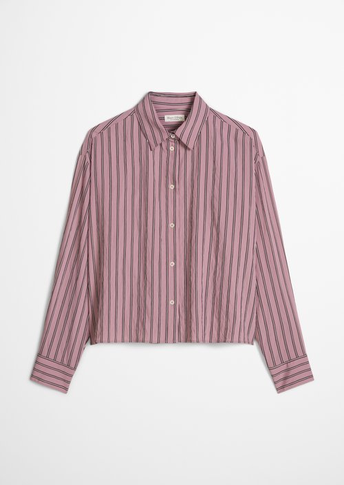 Regular-Fit Striped Shirt — Medium Pink