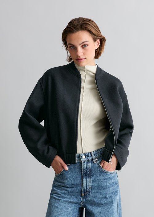 Regular-Fit Blouson — Blue Depths