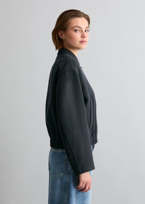 Regular-Fit Blouson — Blue Depths