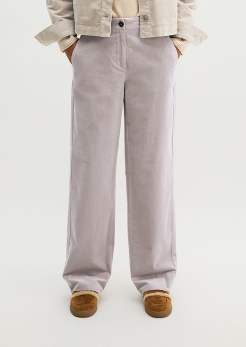 Chino Model Lande Wide — Chalky Mauve